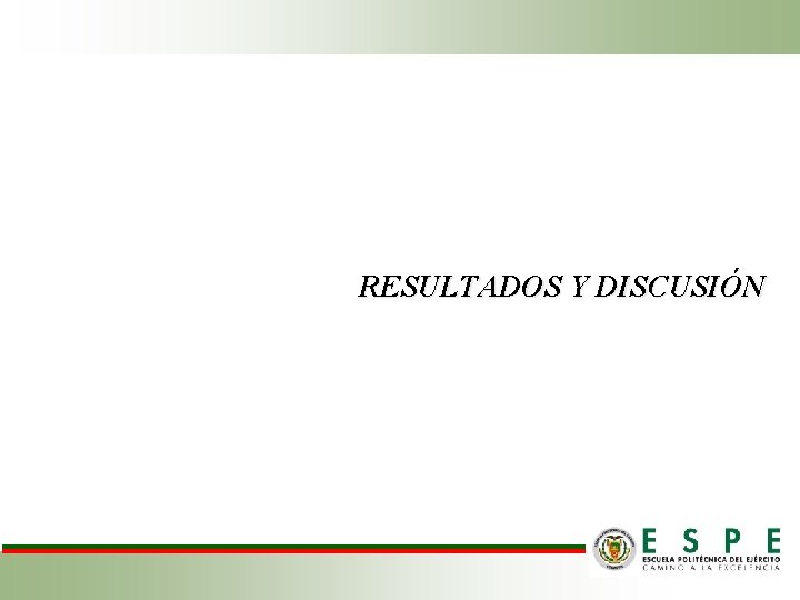 RESULTADOS Y DISCUSIÓN 