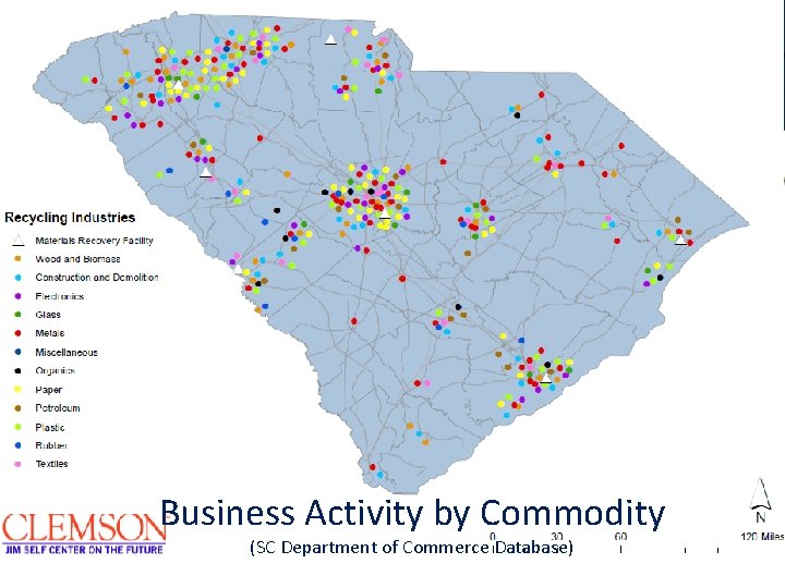Business Activity by Commodity (SC Department of Commerce Database) 