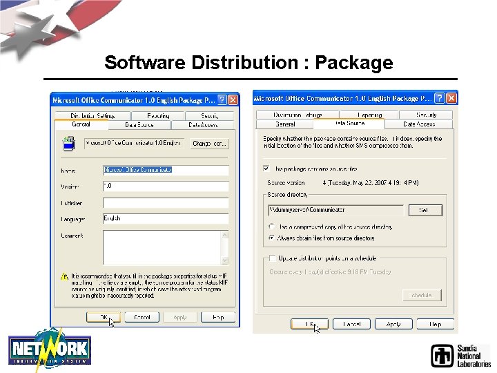 SMS 2003 and Software Distribution Stana Kopczuk DMS