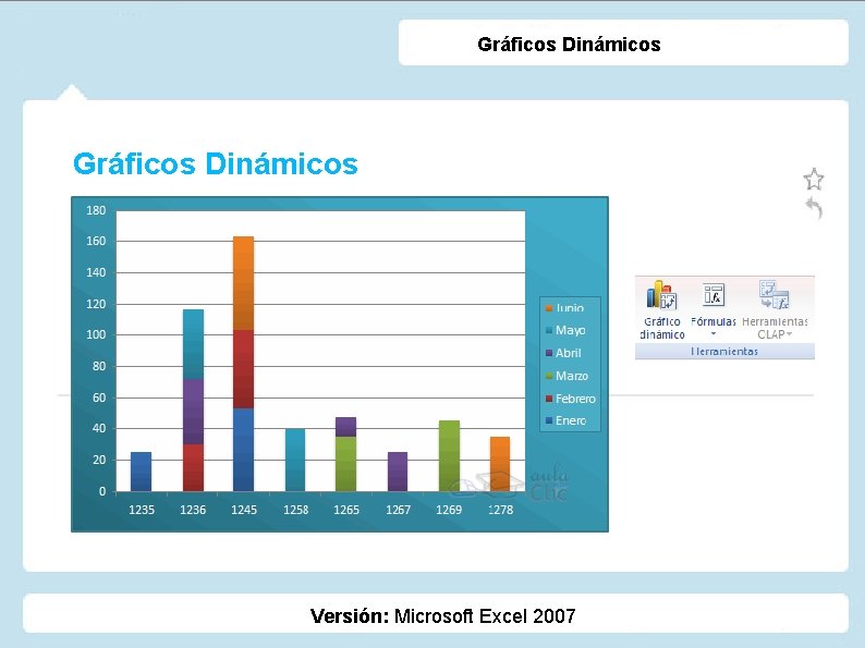 Gráficos Dinámicos Versión: Microsoft Excel 2007 