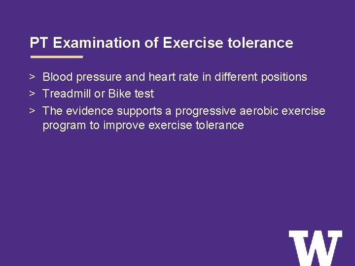 PT Examination of Exercise tolerance > Blood pressure and heart rate in different positions