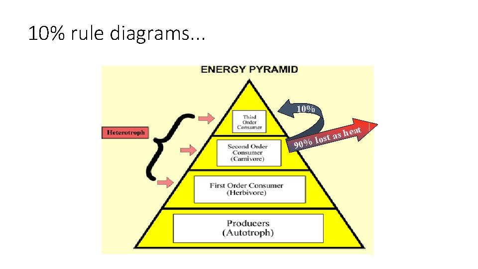 10% rule diagrams. . . 10% 90% eat h s a lost 
