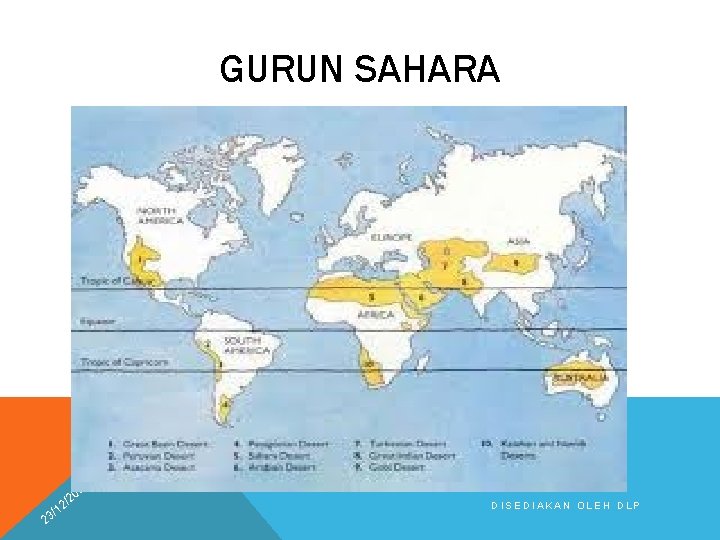 GURUN SAHARA 21 2 0 /2 2 1 3/ DISEDIAKAN OLEH DLP 