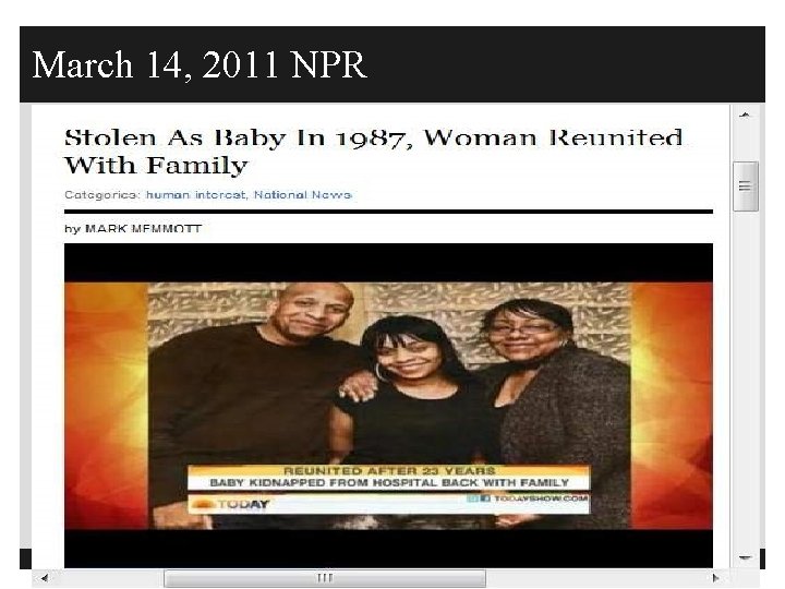 March 14, 2011 NPR 4 