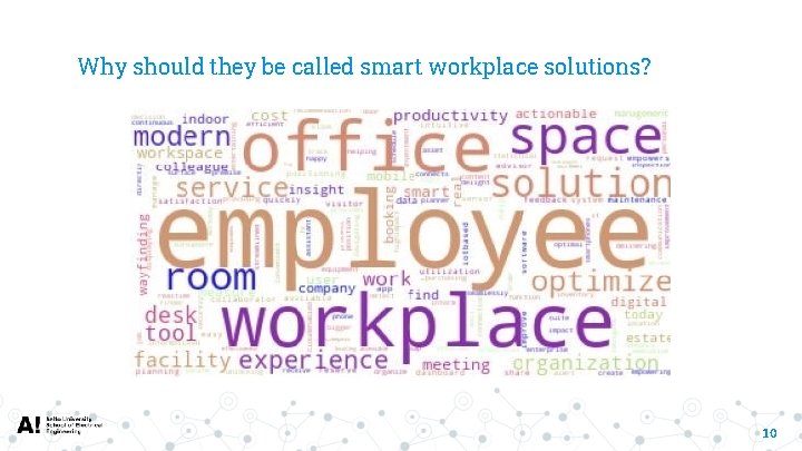 Why should they be called smart workplace solutions? 10 