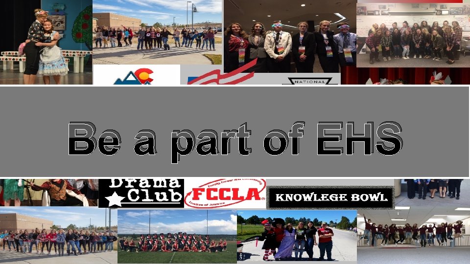 Be a part of EHS 