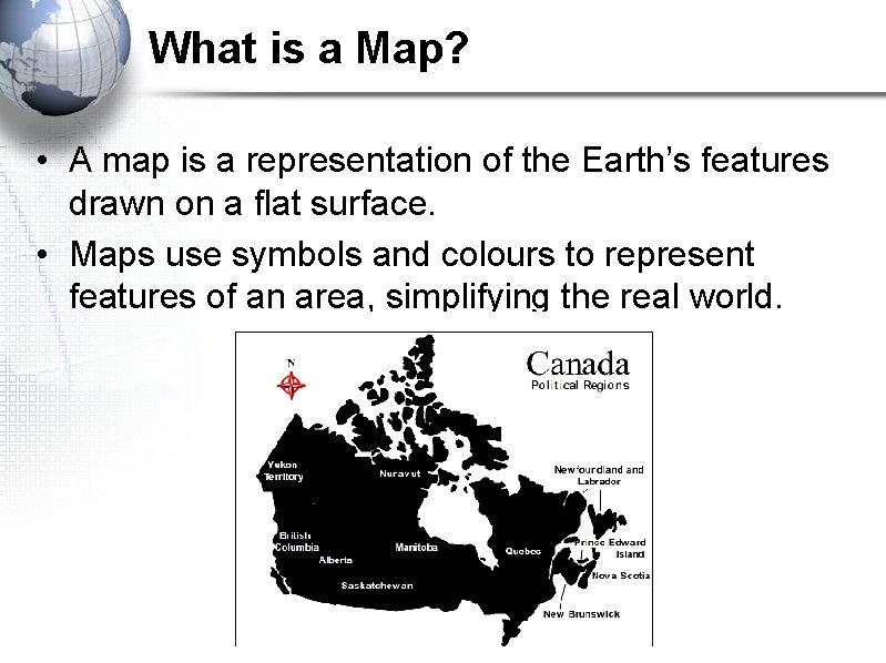 Does your map resemble the following map of