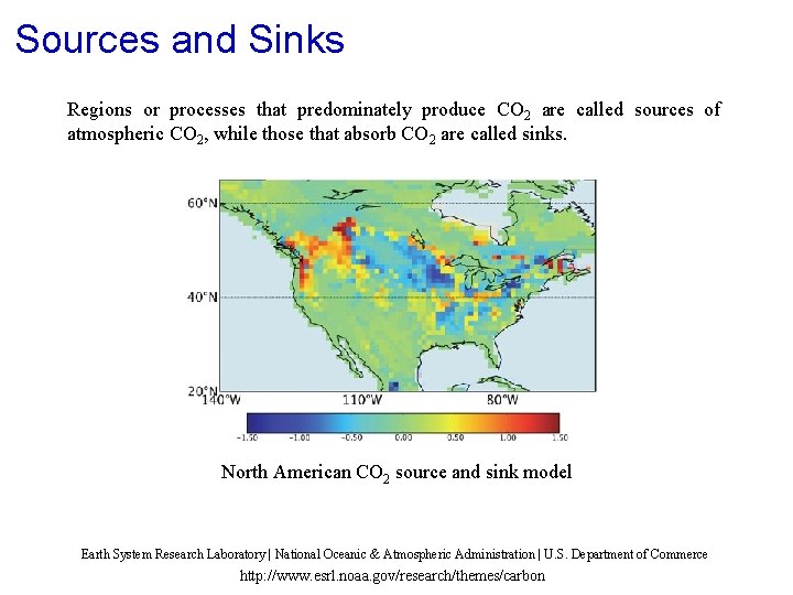 Sources and Sinks Regions or processes that predominately produce CO 2 are called sources