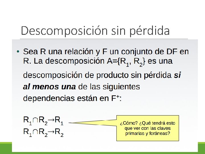 Descomposición sin pérdida 