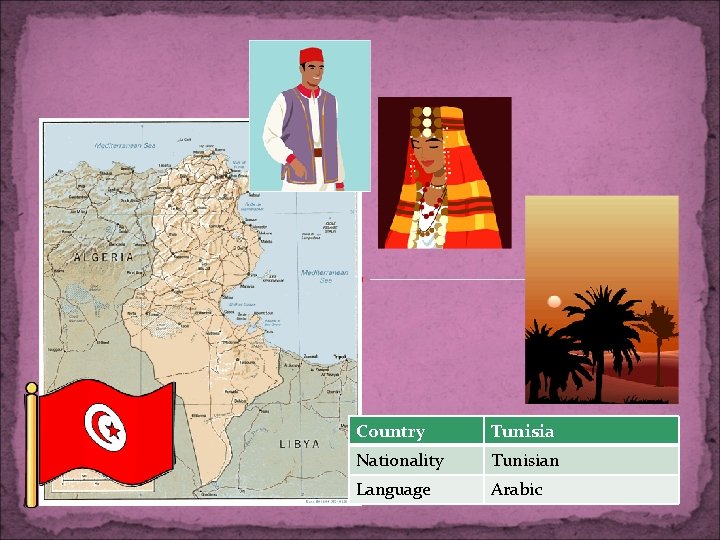 Country Tunisia Nationality Tunisian Language Arabic 