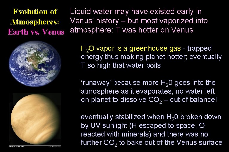 Liquid water may have existed early in Evolution of Atmospheres: Venus’ history – but