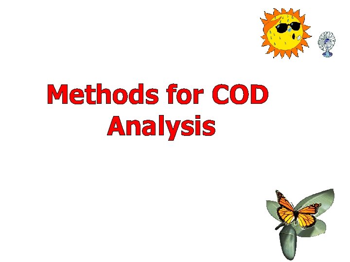 Methods for COD Analysis 