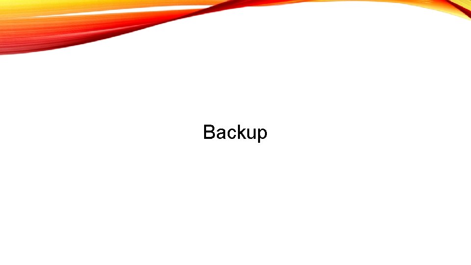 Backup 