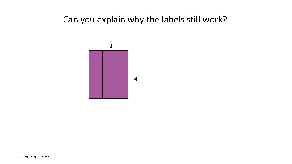 Can you explain why the labels still work? 3 4 glorway@thinking 101. ca 2017