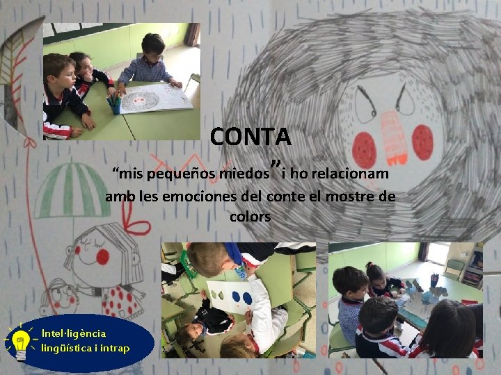 CONTA “mis pequeños miedos”i ho relacionam amb les emociones del conte el mostre de