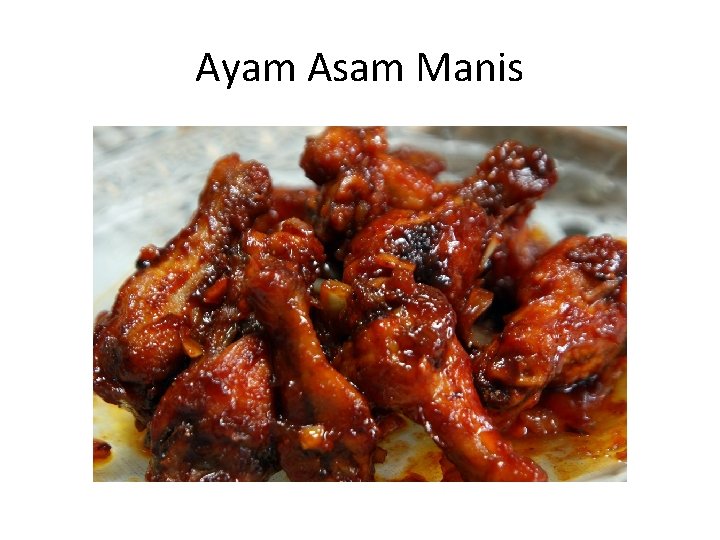 Ayam Asam Manis 