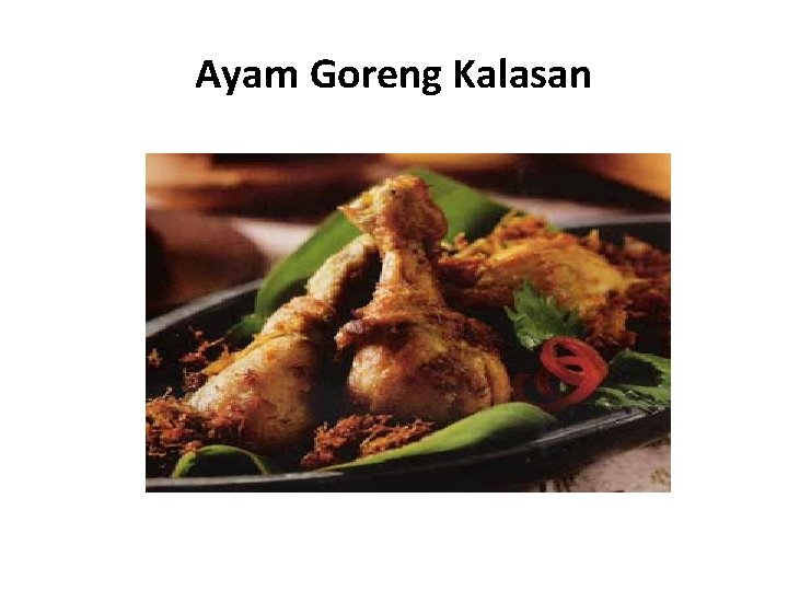 Ayam Goreng Kalasan 