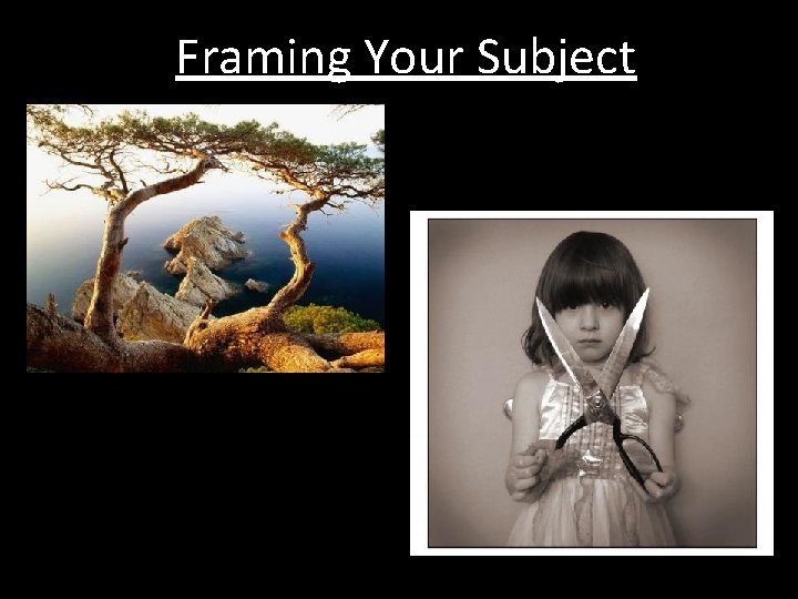 Framing Your Subject 