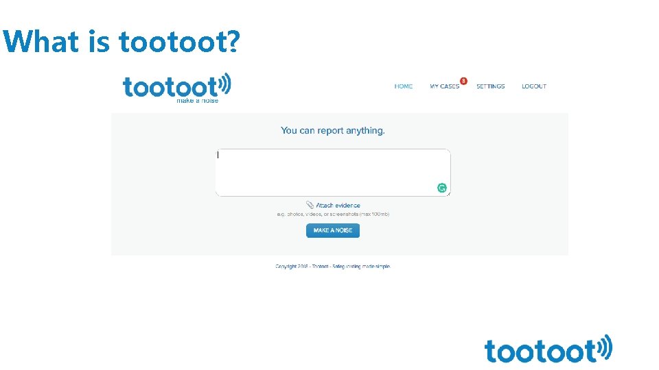 What is tootoot? 