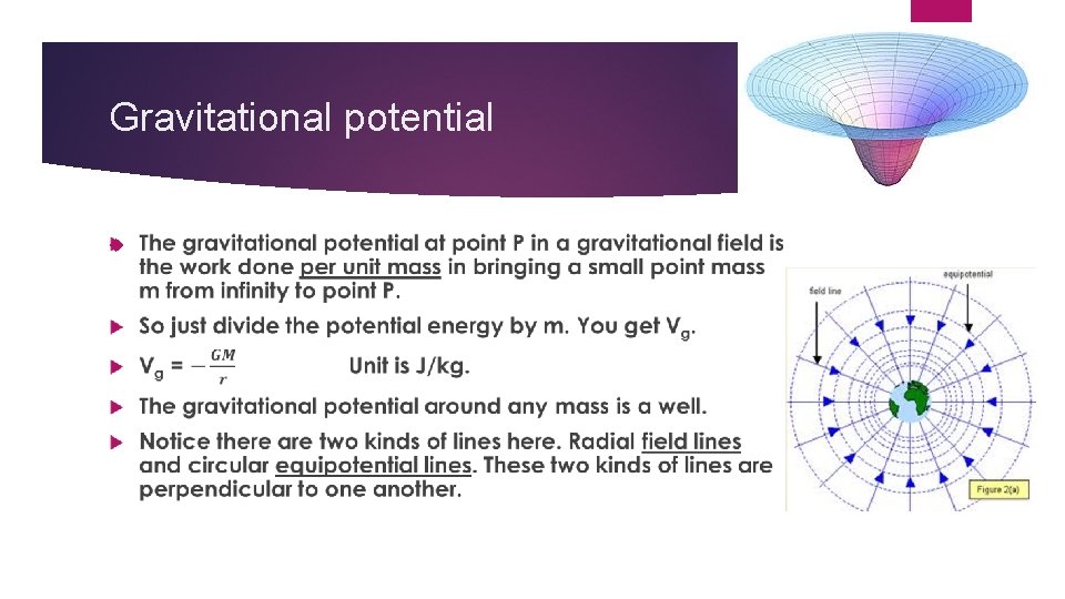 Gravitational potential 