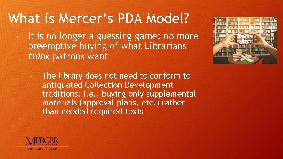 What is Mercer’s PDA Model? • It is no longer a guessing game: no