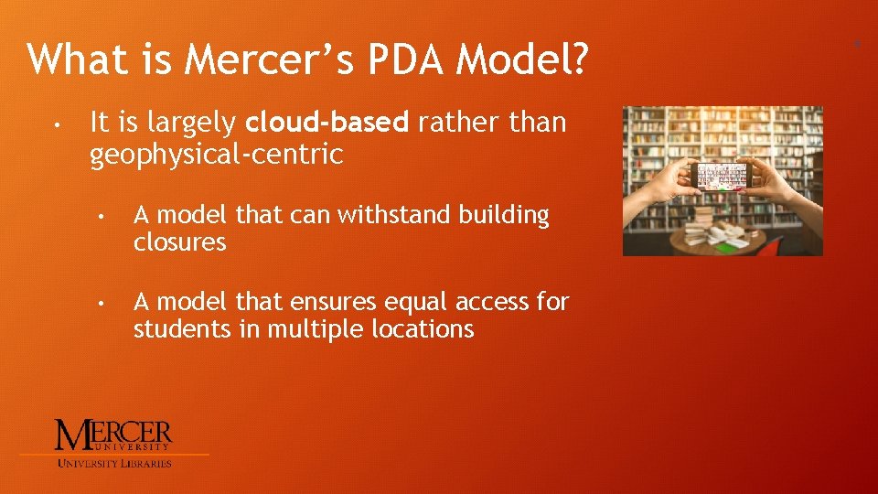 What is Mercer’s PDA Model? • It is largely cloud-based rather than geophysical-centric •