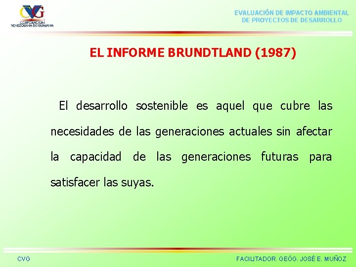 Porque Se Desarrolla El Informe De Brundtland slidetodoc.com