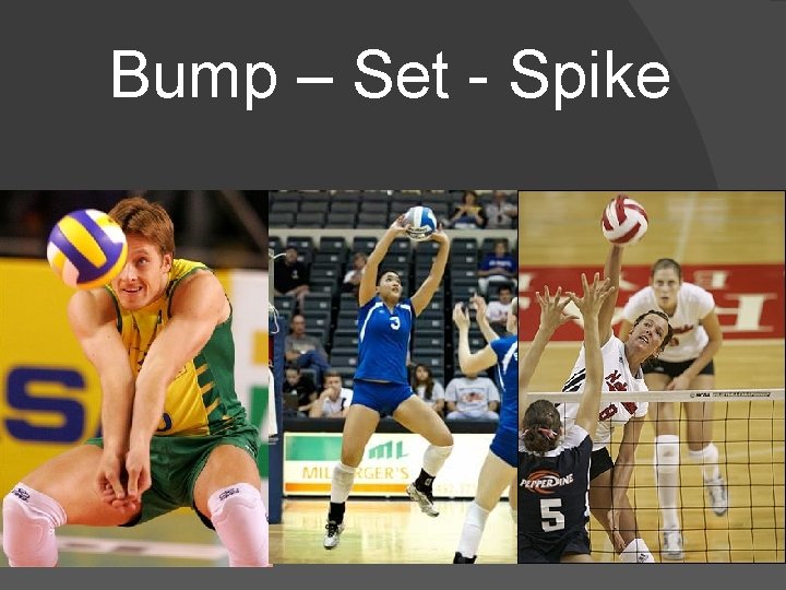 Bump – Set - Spike 