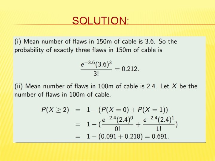 SOLUTION:  SOLUTION: