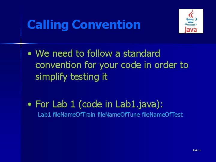 Calling Convention • We need to follow a standard convention for your code in