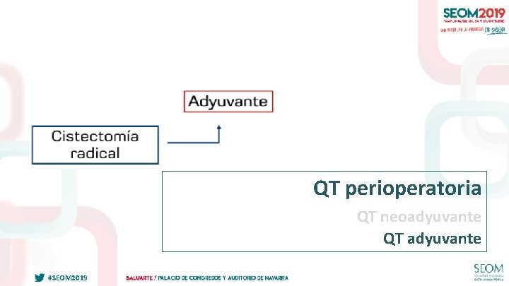 QT perioperatoria QT neoadyuvante QT adyuvante #SEOM 2019 