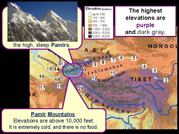 Pamir Mountains: Between Kashgar (#10) and Tashkent (#13), caravans climbed the “Trail of Bones”