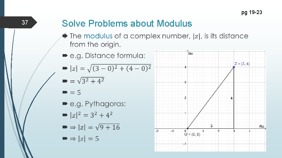 pg 19 -23 37 Solve Problems about Modulus 