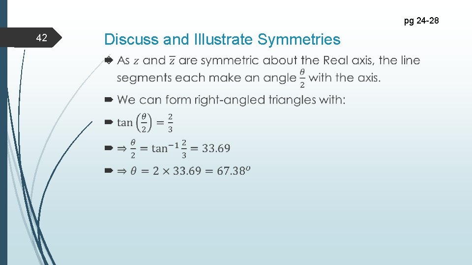 pg 24 -28 42 Discuss and Illustrate Symmetries 