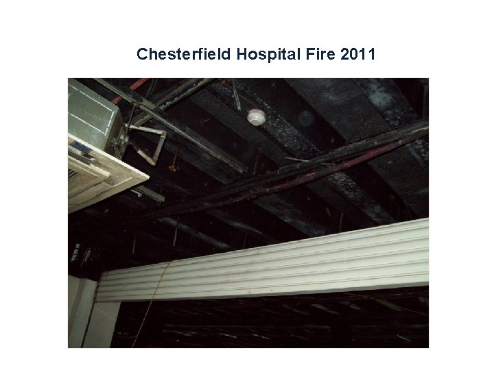 Chesterfield Hospital Fire 2011 