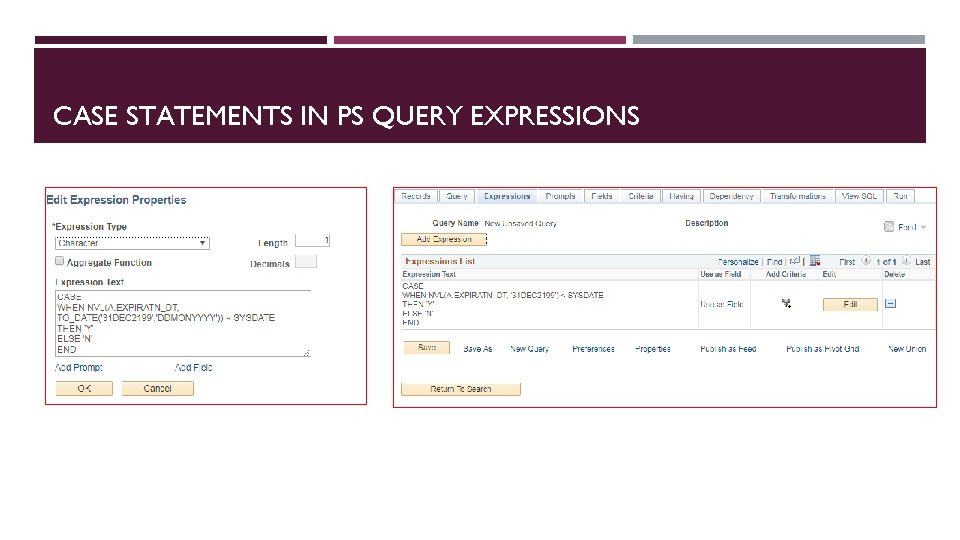 CASE STATEMENTS IN PS QUERY EXPRESSIONS 