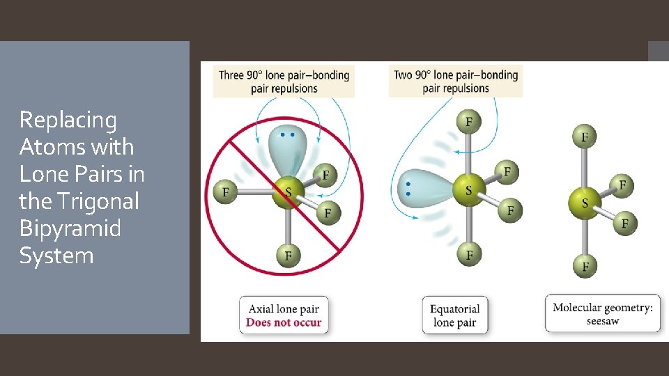 Replacing Atoms with Lone Pairs in the Trigonal Bipyramid System  Replacing Atoms with Lone Pairs in the Trigonal Bipyramid System