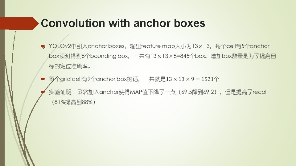 Convolution with anchor boxes 