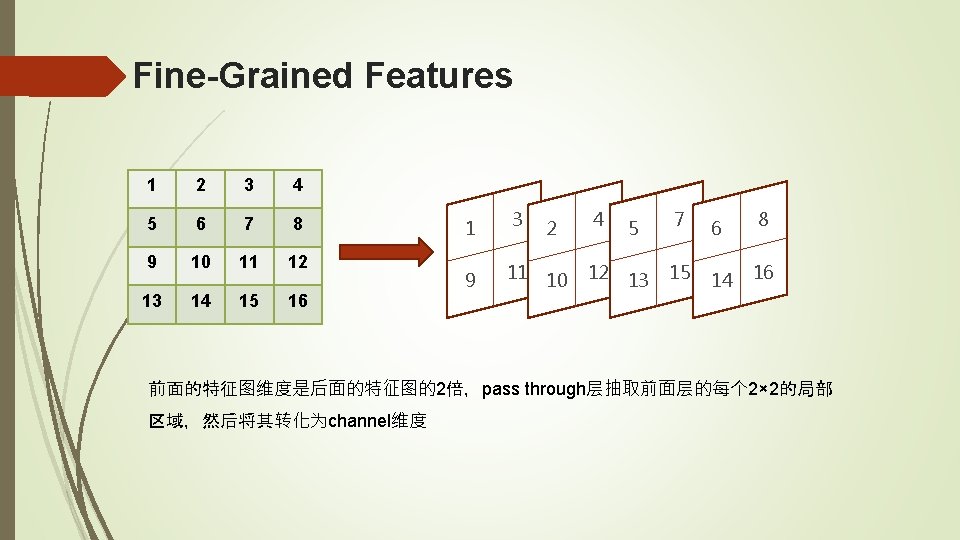 Fine-Grained Features 1 2 3 4 5 6 7 8 9 10 11 12