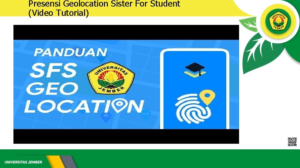 Presensi Geolocation Sister For Student (Video Tutorial) 
