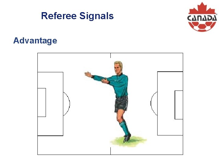 Referee Signals Advantage 