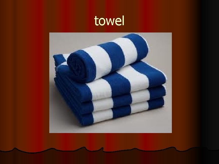 towel 
