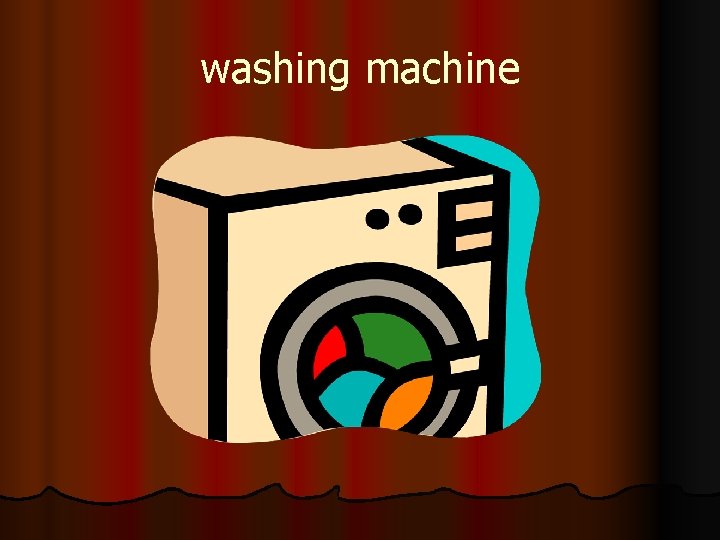 washing machine 