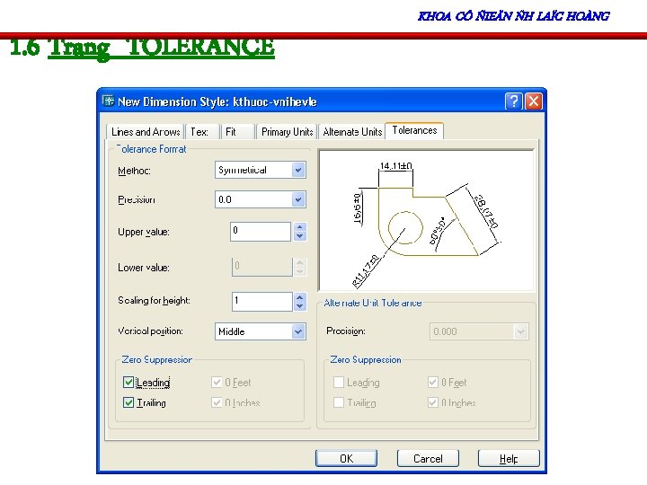 1. 6 Trang TOLERANCE KHOA CÔ ÑIEÄN ÑH LAÏC HOÀNG 
