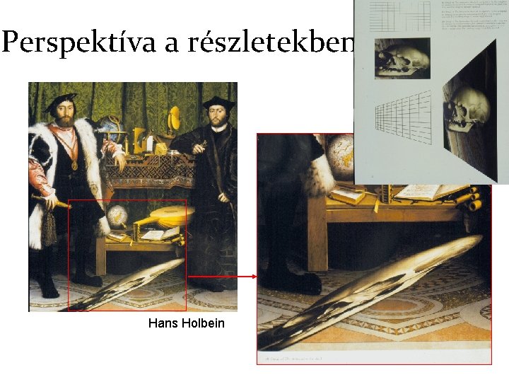 Perspektíva a részletekben Hans Holbein 