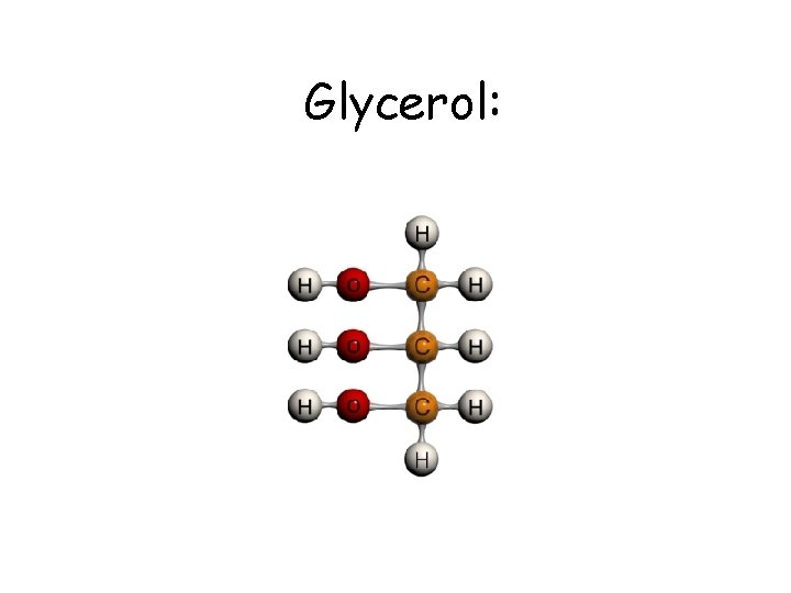 Glycerol: 