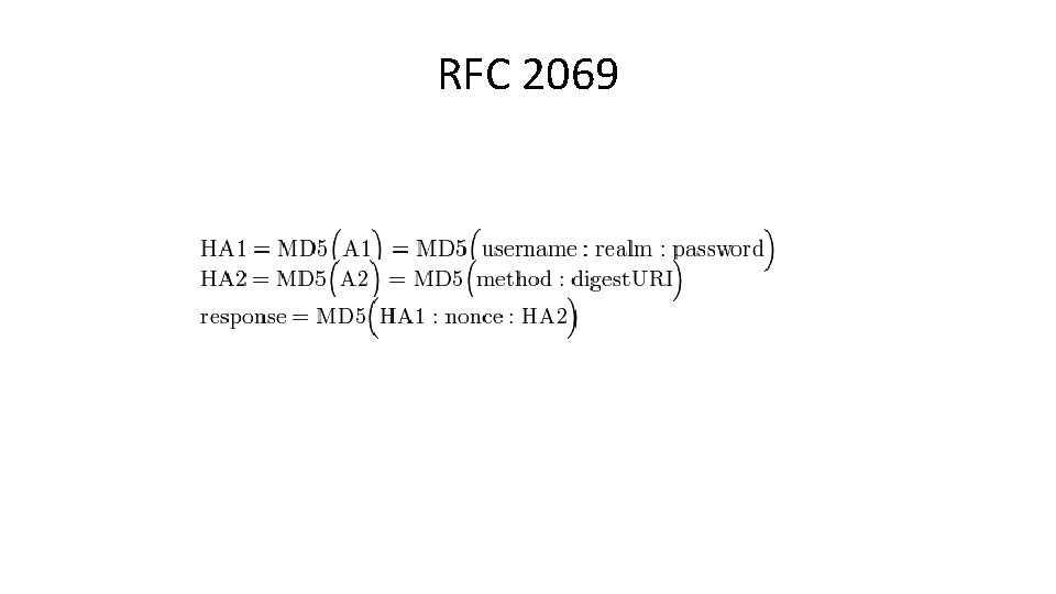 RFC 2069 