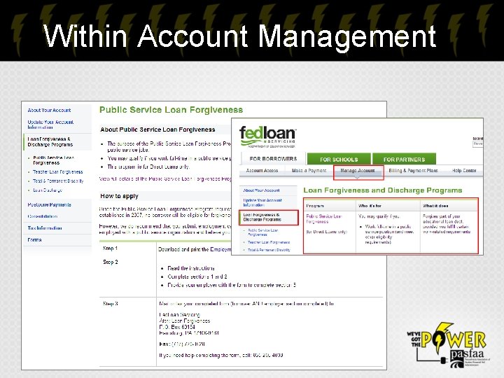 Within Account Management 