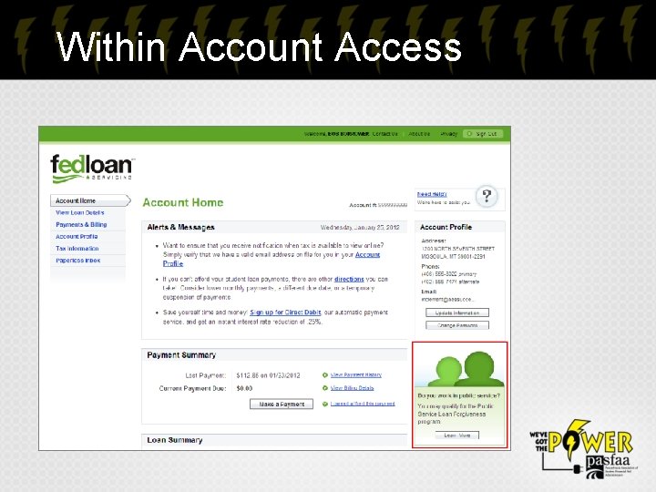 Within Account Access 