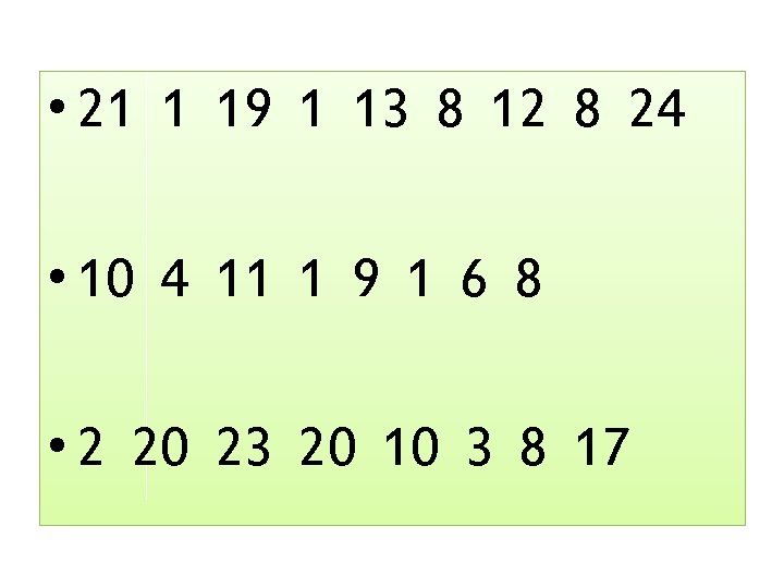  • 21 1 19 1 13 8 12 8 24 • 10 4